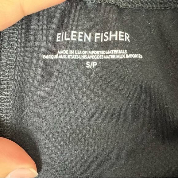 Eileen Fisher Pants Womens Size P S Drawstring Black Ankle Casual - Picture 6 of 16